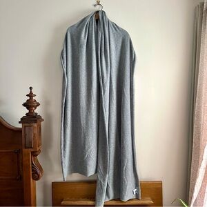 Ryllace 100% Cashmere Scarf Wrap in Gray